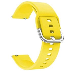 Microsonic Huawei Honor Magic Watch 2 42 mm Silikon Sarı Kordon