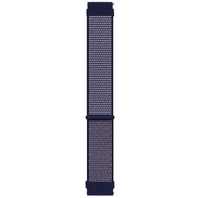 Microsonic Huawei Honor Magic Watch 2 46 mm için Hasırlı Woven Sport Loop Mor Kordon