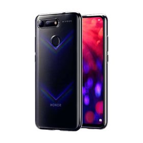 Microsonic Huawei Honor View 20 Transparent Soft Beyaz Kılıf