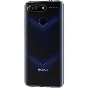 Microsonic Huawei Honor View 20 Transparent Soft Beyaz Kılıf