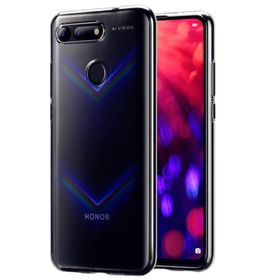 Microsonic Huawei Honor View 20 Transparent Soft Beyaz Kılıf