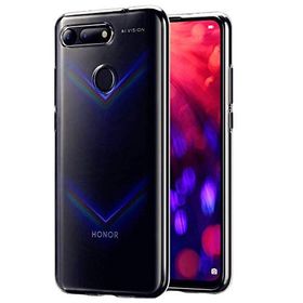 Microsonic Huawei Honor View 20 Transparent Soft Beyaz Kılıf
