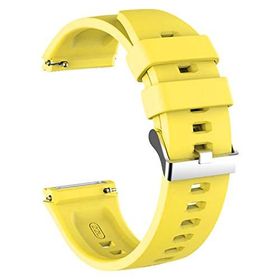 Microsonic Huawei Honor Watch Magic Silicone Rapid Bands Sarı Kordon