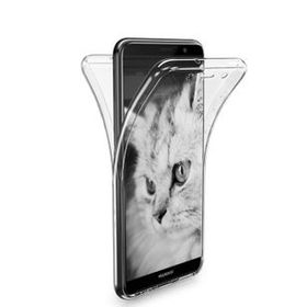 Microsonic Huawei Mate 10 6 Tarafı Tam Full Koruma 360 Clear Soft Şeffaf Kılıf