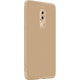 Microsonic Huawei Mate 10 Lite Double Dip 360 Protective Gold Kılıf