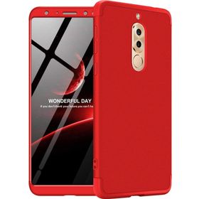 Microsonic Huawei Mate 10 Lite Double Dip 360 Protective Kırmızı Kılıf