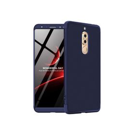 Microsonic Huawei Mate 10 Lite Double Dip 360 Protective Lacivert Kılıf