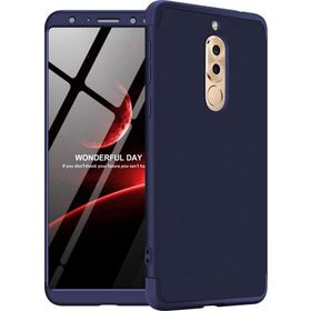 Microsonic Huawei Mate 10 Lite Double Dip 360 Protective Lacivert Kılıf