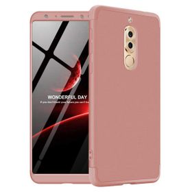 Microsonic Huawei Mate 10 Lite Double Dip 360 Protective Rose Gold Kılıf