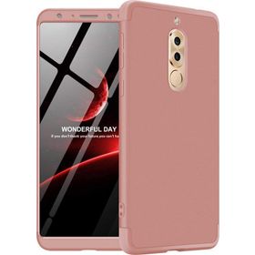 Microsonic Huawei Mate 10 Lite Double Dip 360 Protective Rose Gold Kılıf