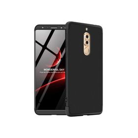 Microsonic Huawei Mate 10 Lite Double Dip 360 Protective Siyah Kılıf