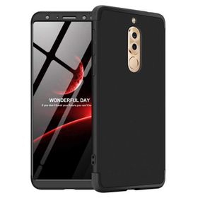Microsonic Huawei Mate 10 Lite Double Dip 360 Protective Siyah Kılıf