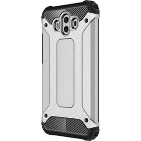 Microsonic Huawei Mate 10 Rugged Armor Gümüş Kılıf