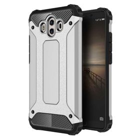 Microsonic Huawei Mate 10 Rugged Armor Gümüş Kılıf