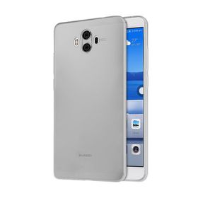 Microsonic Huawei Mate 10 Transparent Soft Beyaz Kılıf