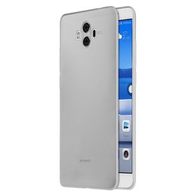 Microsonic Huawei Mate 10 Transparent Soft Beyaz Kılıf