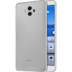 Microsonic Huawei Mate 10 Transparent Soft Beyaz Kılıf