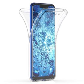 Microsonic Huawei Mate 20 Lite 6 Tarafı Tam Full Koruma 360 Clear Soft Şeffaf Kılıf