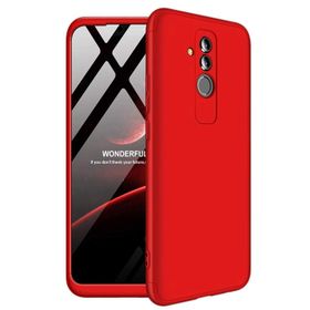 Microsonic Huawei Mate 20 Lite Double Dip 360 Protective Kırmızı Kılıf