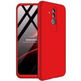 Microsonic Huawei Mate 20 Lite Double Dip 360 Protective Kırmızı Kılıf