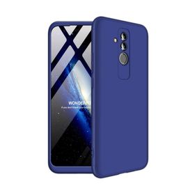 Microsonic Huawei Mate 20 Lite Double Dip 360 Protective Lacivert Kılıf