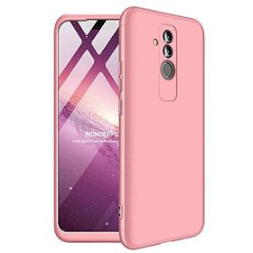 Microsonic Huawei Mate 20 Lite Double Dip 360 Protective Rose Gold Kılıf