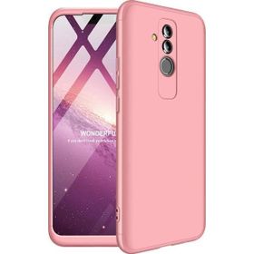 Microsonic Huawei Mate 20 Lite Double Dip 360 Protective Rose Gold Kılıf