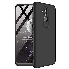 Microsonic Huawei Mate 20 Lite Double Dip 360 Protective Siyah Kılıf