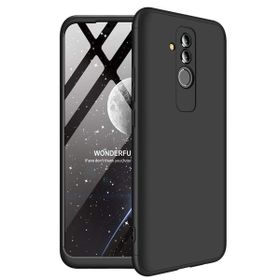 Microsonic Huawei Mate 20 Lite Double Dip 360 Protective Siyah Kılıf