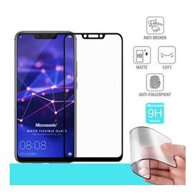 Microsonic Huawei Mate 20 Lite Seramik Matte Flexible Siyah Ekran Koruyucu