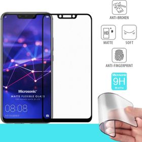 Microsonic Huawei Mate 20 Lite Seramik Matte Flexible Siyah Ekran Koruyucu