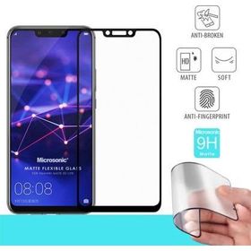 Microsonic Huawei Mate 20 Lite Seramik Matte Flexible Siyah Ekran Koruyucu