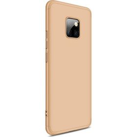 Microsonic Huawei Mate 20 Pro Double Dip 360 Protective Gold Kılıf