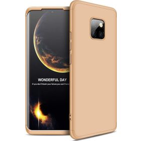 Microsonic Huawei Mate 20 Pro Double Dip 360 Protective Gold Kılıf