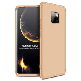 Microsonic Huawei Mate 20 Pro Double Dip 360 Protective Gold Kılıf