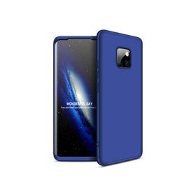 Microsonic Huawei Mate 20 Pro Double Dip 360 Protective Lacivert Kılıf