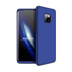 Microsonic Huawei Mate 20 Pro Double Dip 360 Protective Lacivert Kılıf