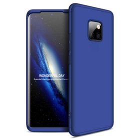 Microsonic Huawei Mate 20 Pro Double Dip 360 Protective Lacivert Kılıf