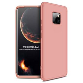 Microsonic Huawei Mate 20 Pro Double Dip 360 Protective Rose Gold Kılıf
