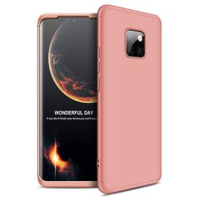 Microsonic Huawei Mate 20 Pro Double Dip 360 Protective Rose Gold Kılıf