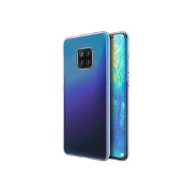 Microsonic Huawei Mate 20 Pro Transparent Soft Beyaz Kılıf