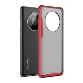 Microsonic Huawei Mate 40 Pro Frosted Frame Kırmızı Cep Telefonu Kılıfı