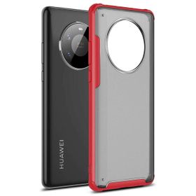 Microsonic Huawei Mate 40 Pro Frosted Frame Kırmızı Cep Telefonu Kılıfı