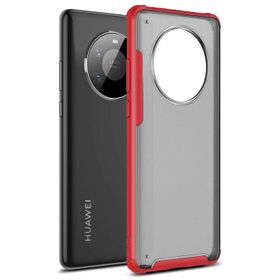 Microsonic Huawei Mate 40 Pro Frosted Frame Kırmızı Cep Telefonu Kılıfı