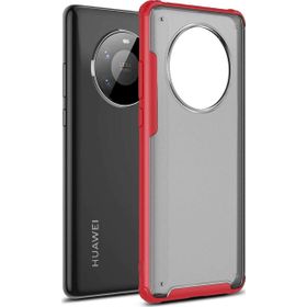 Microsonic Huawei Mate 40 Pro Frosted Frame Kırmızı Cep Telefonu Kılıfı