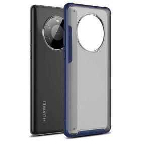 Microsonic Huawei Mate 40 Pro Frosted Frame Lacivert Cep Telefonu Kılıfı