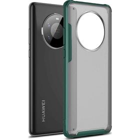 Microsonic Huawei Mate 40 Pro Frosted Frame Yeşil Cep Telefonu Kılıfı