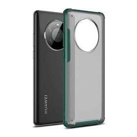 Microsonic Huawei Mate 40 Pro Frosted Frame Yeşil Cep Telefonu Kılıfı