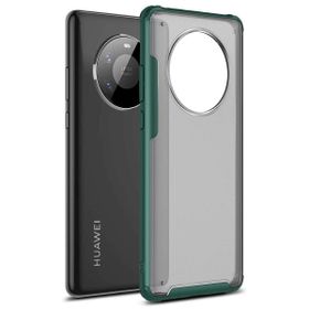 Microsonic Huawei Mate 40 Pro Frosted Frame Yeşil Cep Telefonu Kılıfı