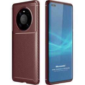 Microsonic Huawei Mate 40 Pro Legion Series Kahverengi Cep Telefonu Kılıfı